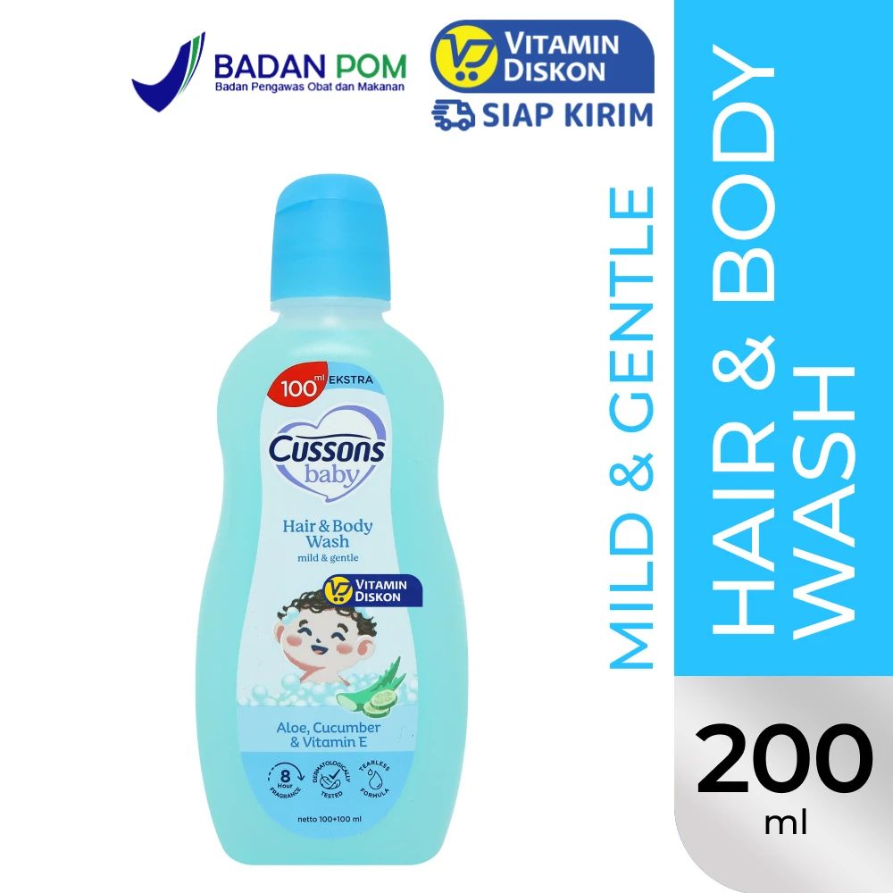 CUSSONS BABY WASH EXTRA FILL MILD & GENTLE 100ML+100ML