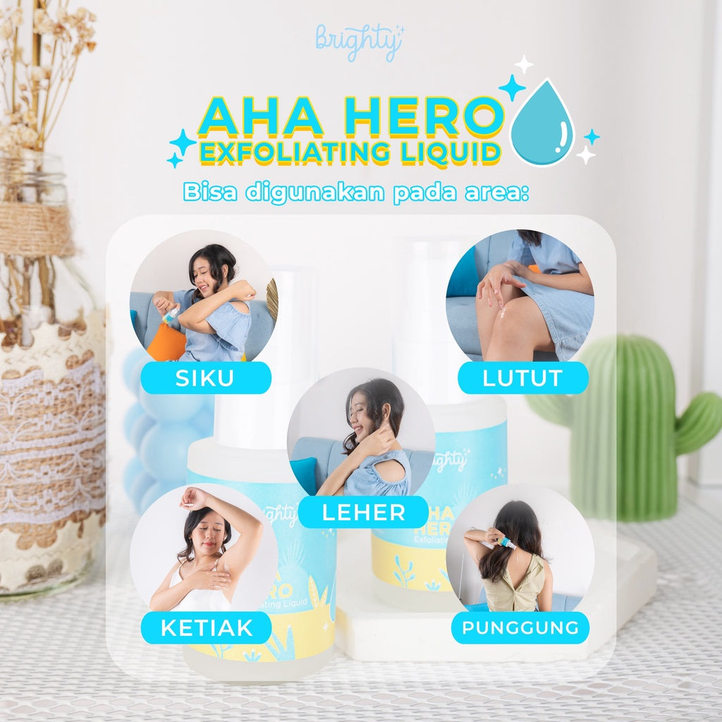 BRIGHTY AHA HERO EXFOLIATING LIQUID 35ML