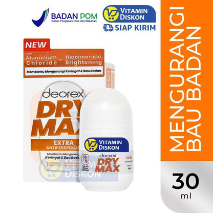 DEOREX DRYMAX ORIGINAL ANTIPERSPIRANT 30ML