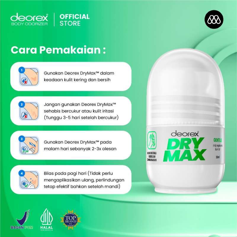 DEOREX DRYMAX ORIGINAL ANTIPERSPIRANT 30ML