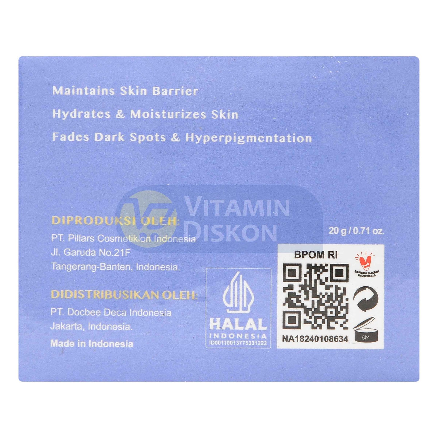 DR BEEMED BEE GENTLE BALANCING MOISTURIZER CERAMIDE COMPLEX SEVEN BERRIER EXTRACT 20GR