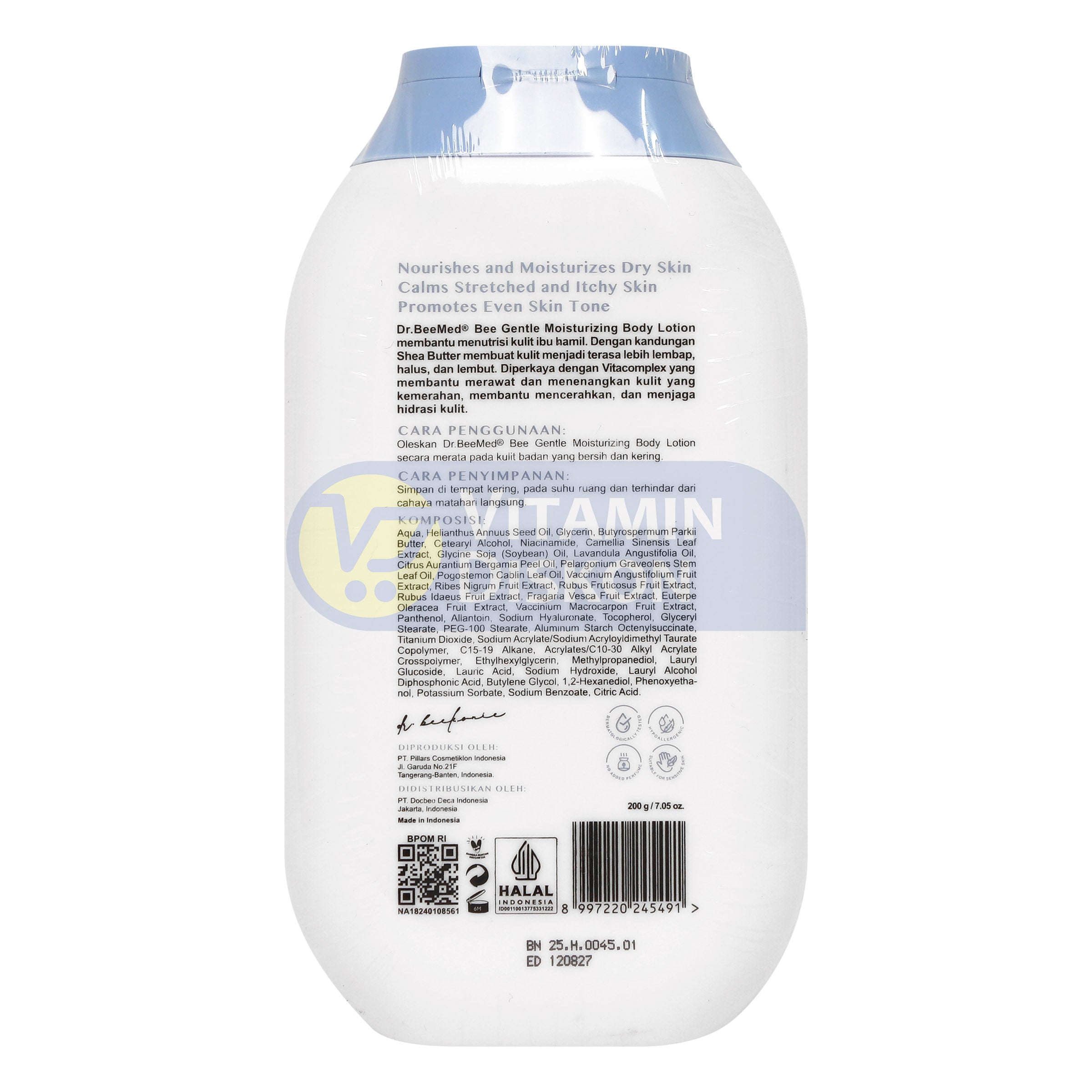 DR BEEMED BEE GENTLE MOISTURIZING BODY LOTION 200GR