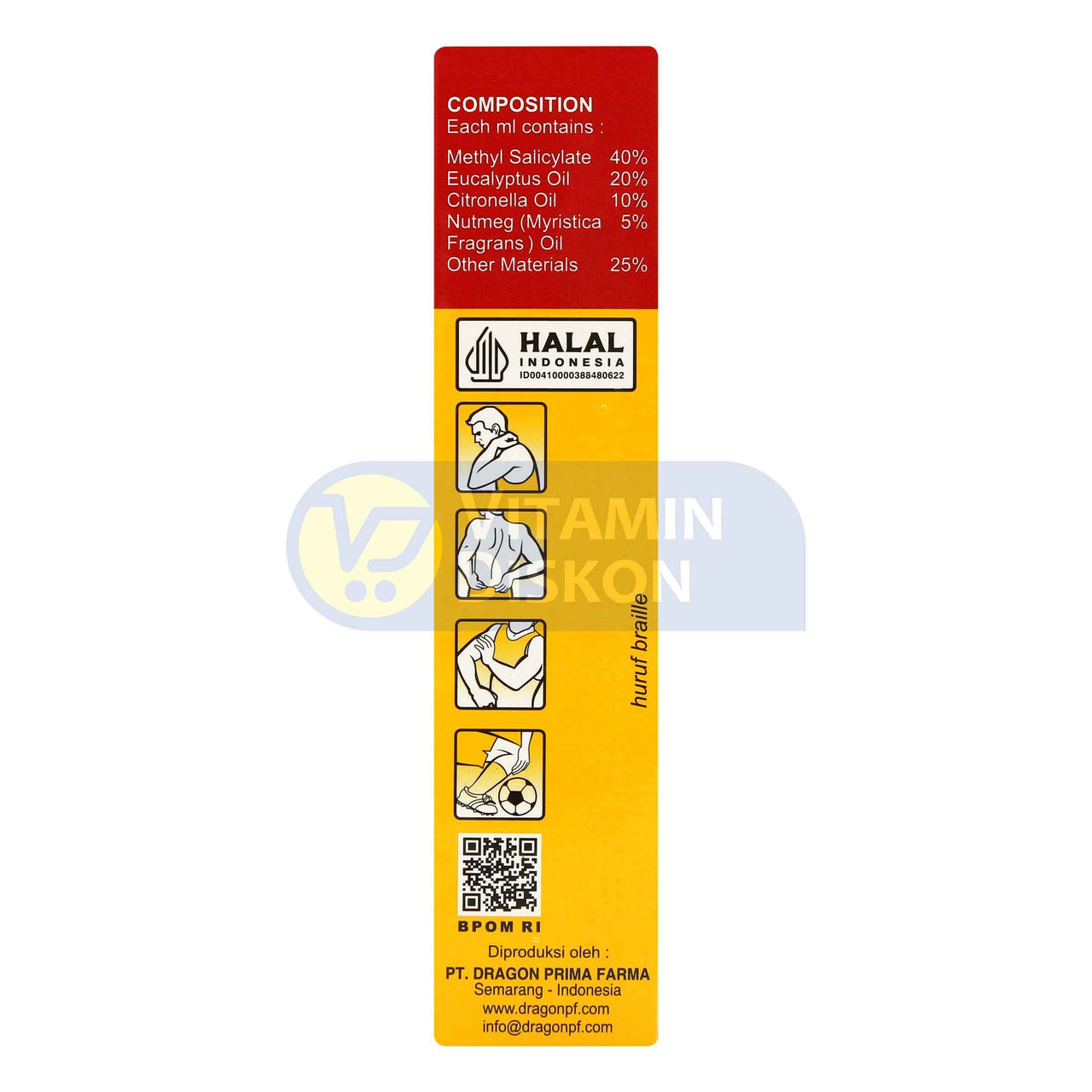 DRAGON MINYAK URUT LINIMENT 60 ML