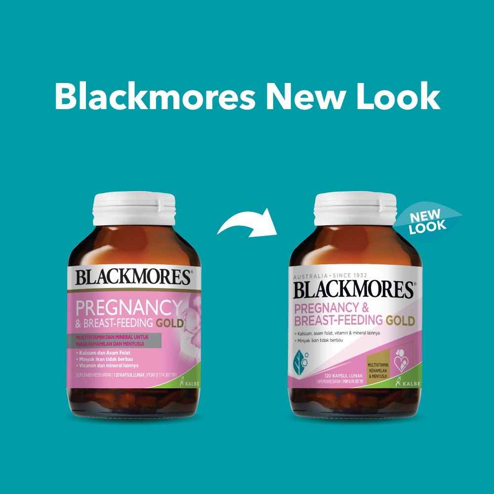 Blackmores Pregnancy And Breastfeeding Gold BPOM Kalbe 120 Caps