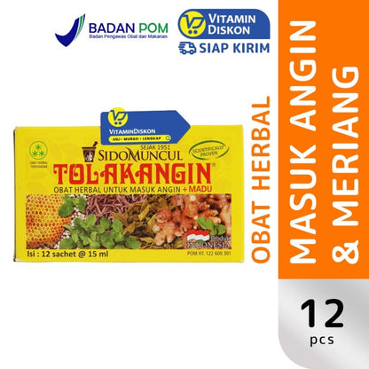 SIDOMUNCUL TOLAK ANGIN CAIR - 1 BOX (12 PCS)
