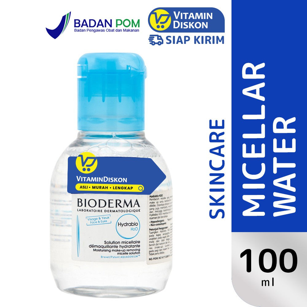 Bioderma Hydrabio H2O Moisturising Make Up Removing Micelle Solution 100 Ml | Cleanser Pembersih Default Title