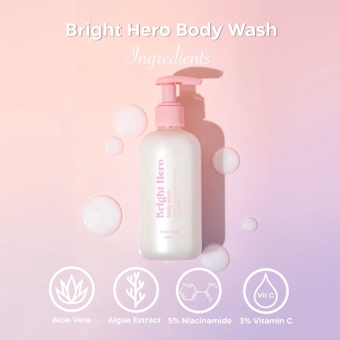 TEDDY CLUBS BRIGHT HERO BODY WASH 236ML