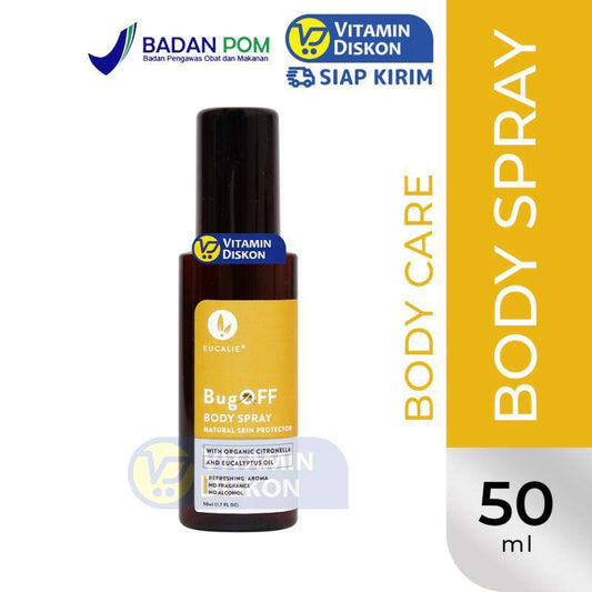 EUCALIE BUG OFF ANTI NYAMUK ORGANIK SPRAY 50ML