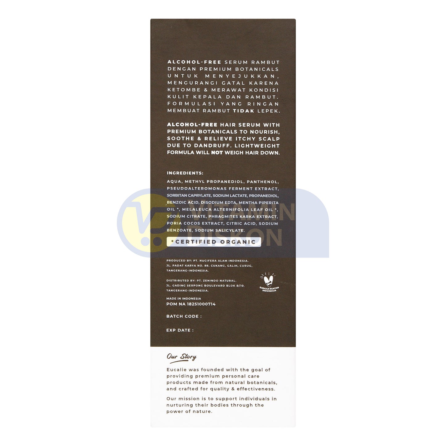 EUCALIE SCALP CARE ORGANIC HAIR SERUM 30ML