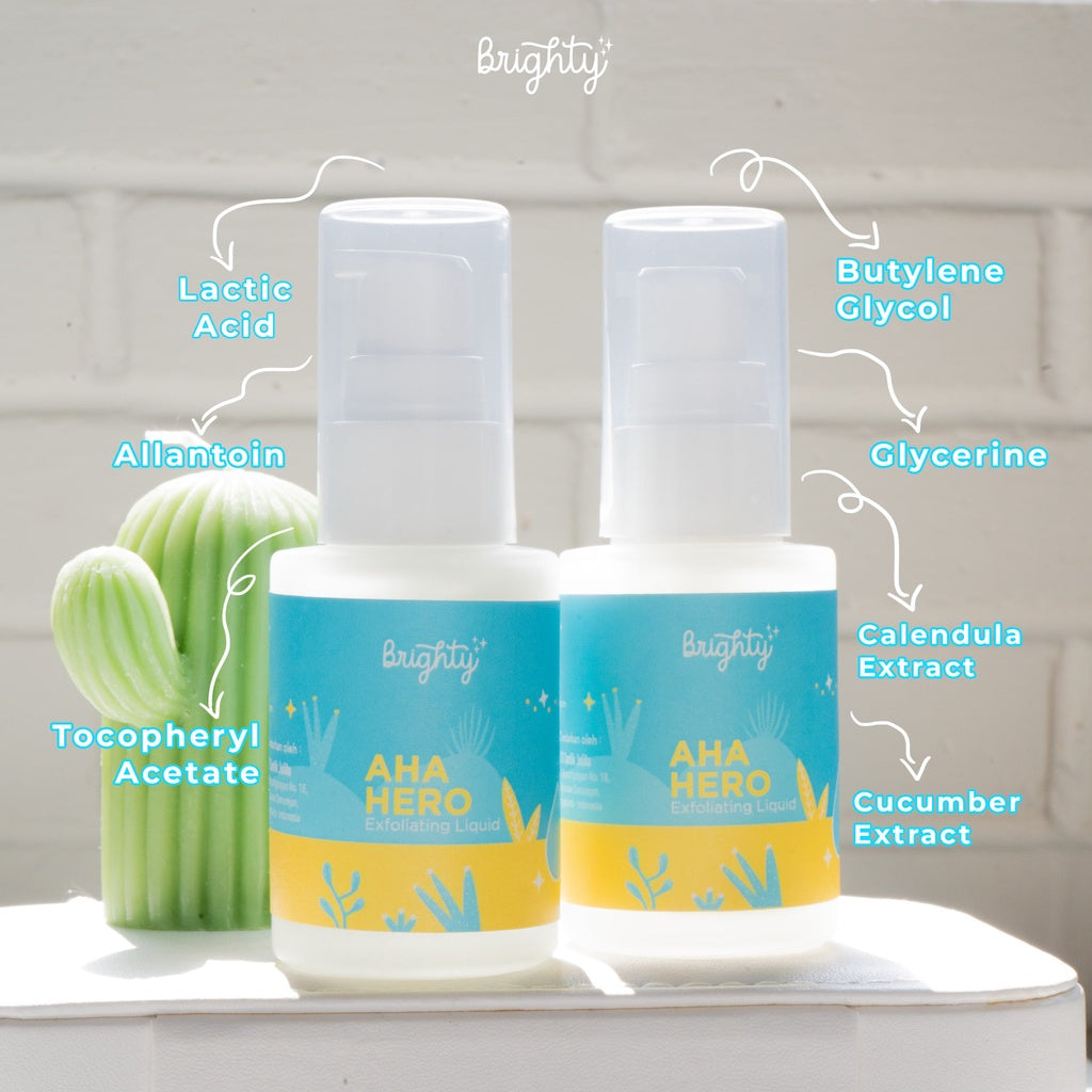 BRIGHTY AHA HERO EXFOLIATING LIQUID 35ML