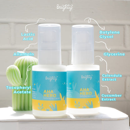 BRIGHTY AHA HERO EXFOLIATING LIQUID 35ML