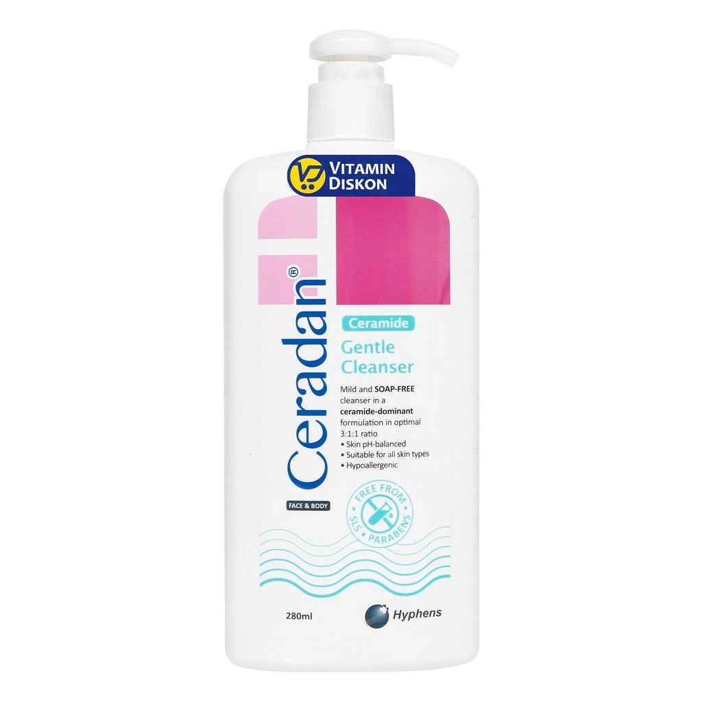 CERADAN GENTLE CLEANSER 280 ML