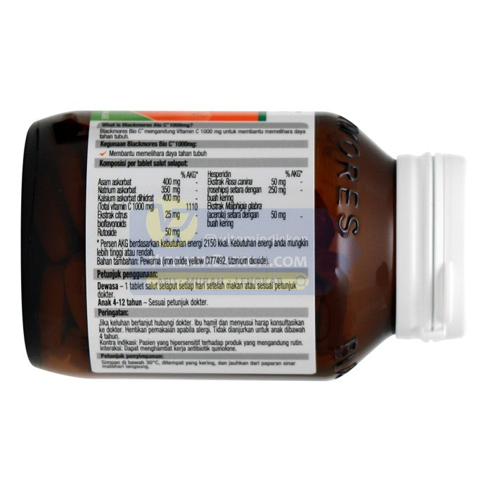 BLACKMORES BIO C 1000MG BPOM KALBE - 90 TAB