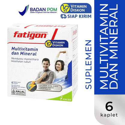 FATIGON MULTIVITAMIN DAN MINERAL 1 BOX ISI 10 STRIP