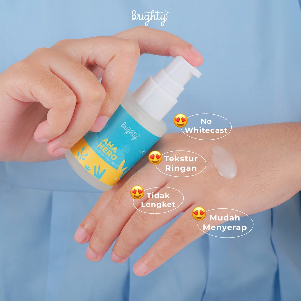 BRIGHTY AHA HERO EXFOLIATING LIQUID 35ML