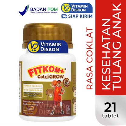 FITKOM CALCI GROW - ISI 21 TABLET KUNYAH