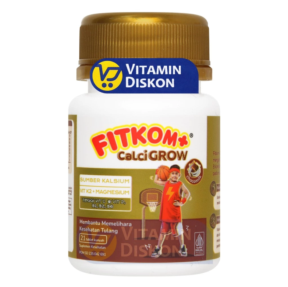 FITKOM CALCI GROW - ISI 21 TABLET KUNYAH