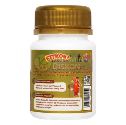FITKOM CALCI GROW - ISI 21 TABLET KUNYAH