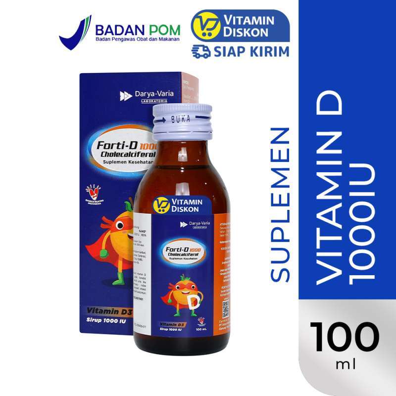 FORTI D SYRUP 1000 IU 100 ML