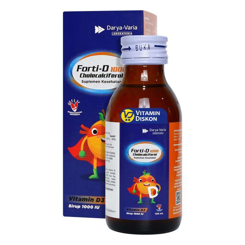 FORTI D SYRUP 1000 IU 100 ML