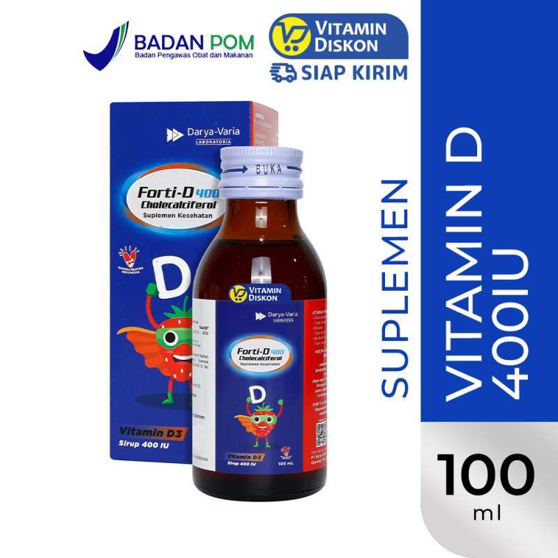 FORTI D SYRUP 400 IU 100 ML