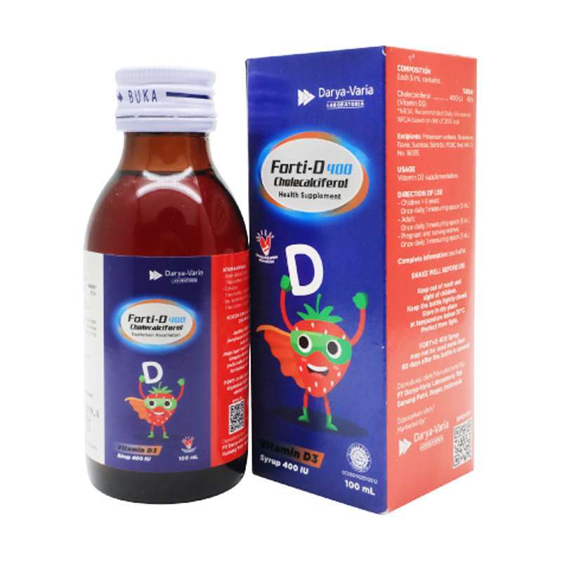 FORTI D SYRUP 400 IU 100 ML