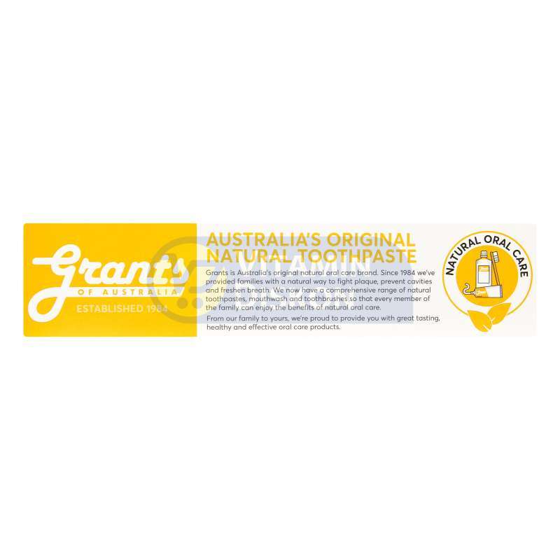 GRANTS OF AUSTRALIA PROPOLIS NATURAL TOOTHPASTE FLUORIDE FREE 110G