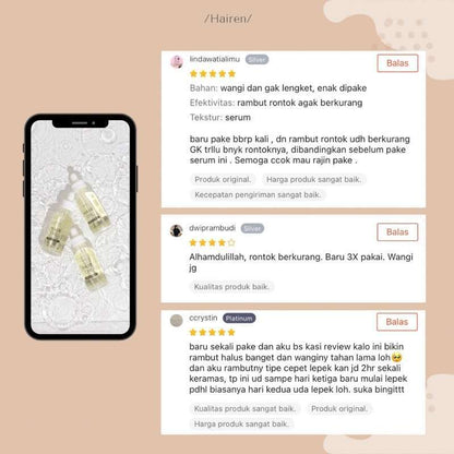 HAIREN HAIR OIL FOR ALL HAIR TYPES 50ML