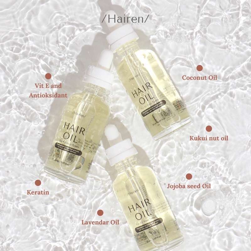 HAIREN HAIR OIL FOR ALL HAIR TYPES 50ML