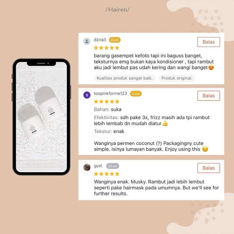 HAIREN HAIR REPAIR SOLUTION MASK 250GR