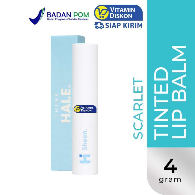 HALE SHEEN TINTED LIP BALM + UV FILTER SCARLET