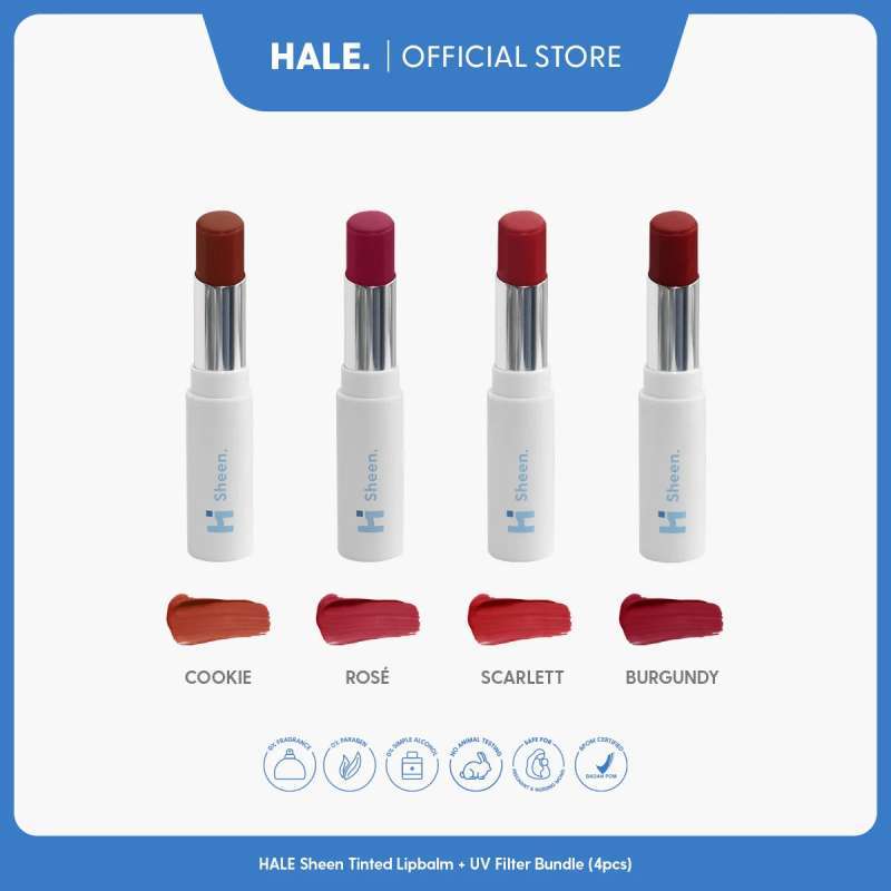 HALE SHEEN TINTED LIP BALM + UV FILTER ROSE