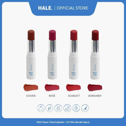 HALE SHEEN TINTED LIP BALM + UV FILTER ROSE