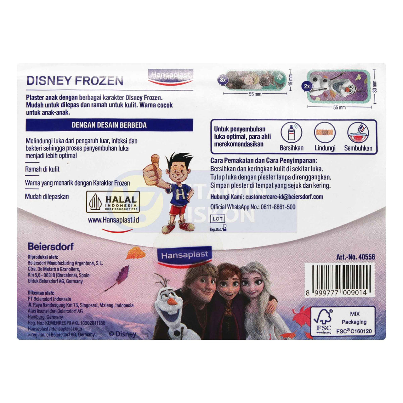 HANSAPLAST FROZEN 10 LEMBAR