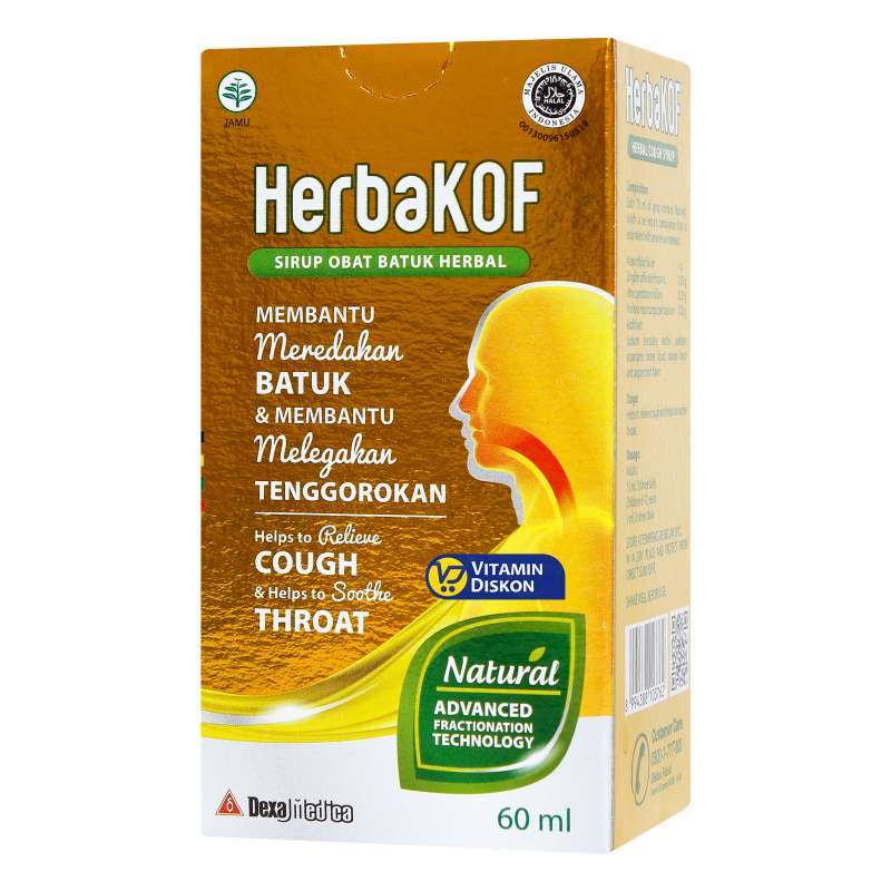HERBAKOF SIRUP OBAT BATUK HERBAL 60 ML