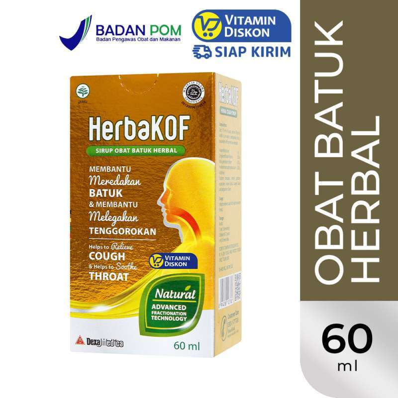 HERBAKOF SIRUP OBAT BATUK HERBAL 60 ML