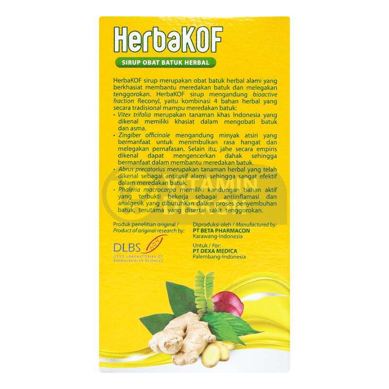 HERBAKOF SIRUP OBAT BATUK HERBAL 60 ML