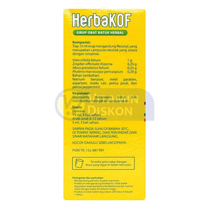 HERBAKOF SIRUP OBAT BATUK HERBAL 60 ML