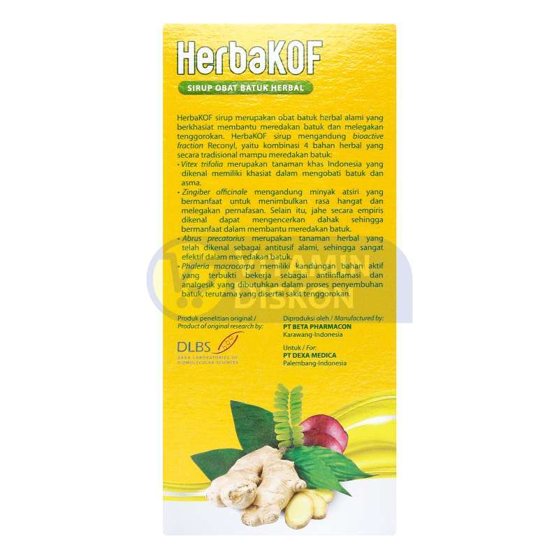 HERBAKOF SIRUP OBAT BATUK HERBAL 100 ML