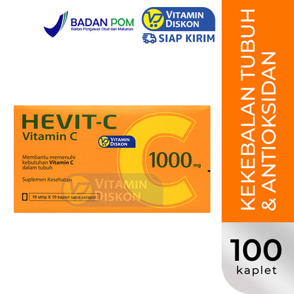 HEVIT VITAMIN C 1000 MG 1 BOX ISI 10 STRIP