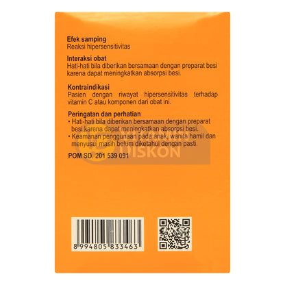 HEVIT VITAMIN C 1000 MG 1 BOX ISI 10 STRIP