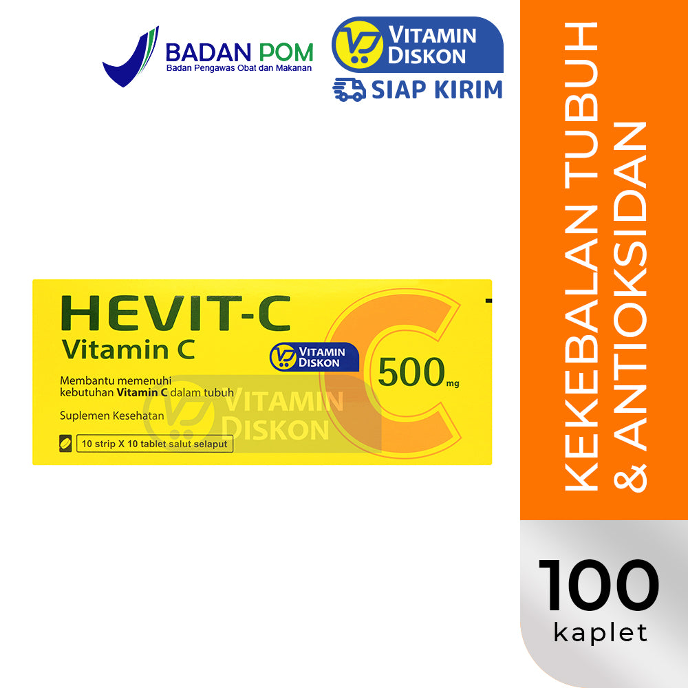 HEVIT VITAMIN C 500 MG 1 BOX ISI 10 STRIP