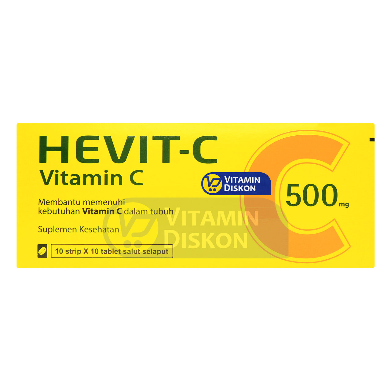 HEVIT VITAMIN C 500 MG 1 BOX ISI 10 STRIP