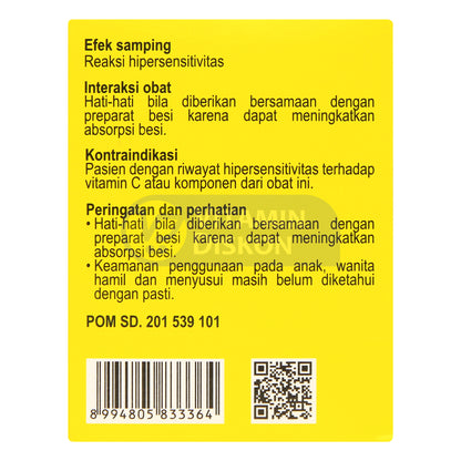HEVIT VITAMIN C 500 MG 1 BOX ISI 10 STRIP