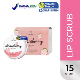 LIPLAPIN LIP SCRUB STRAWBERRY 15GR