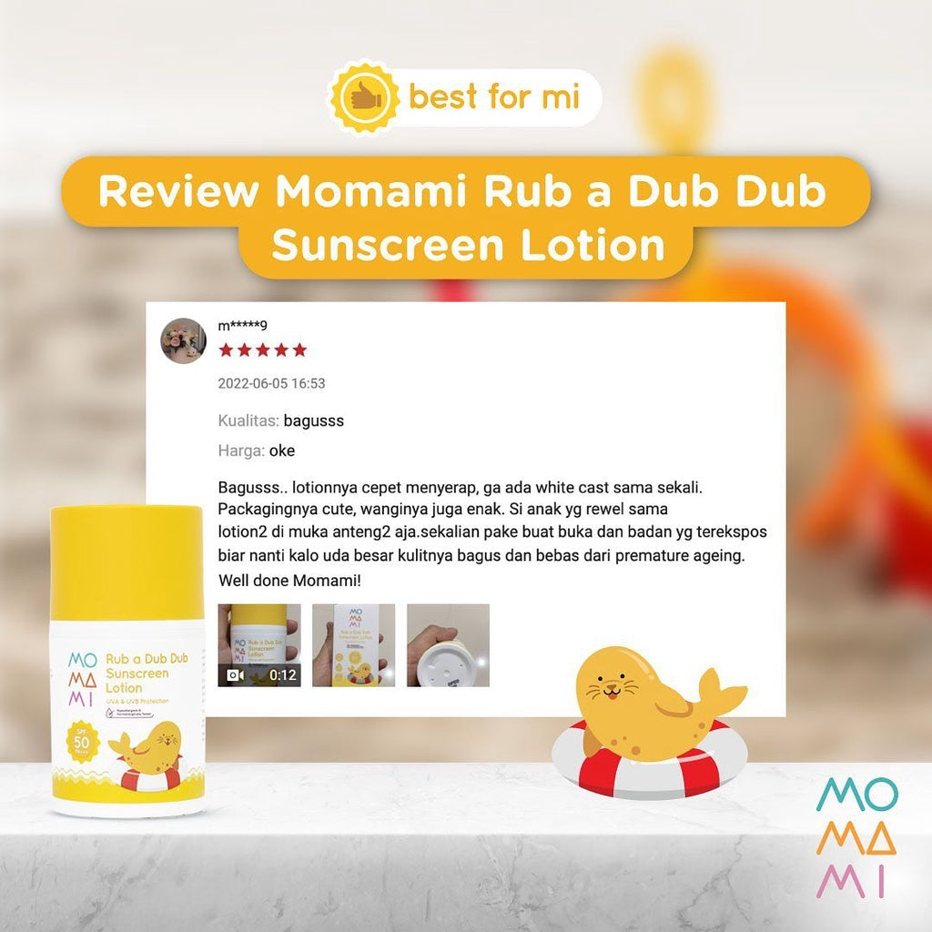 MOMAMI RUB A DUB DUB SUNSCREEN LOTION 50ML