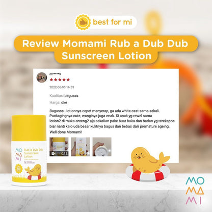 MOMAMI RUB A DUB DUB SUNSCREEN LOTION 50ML