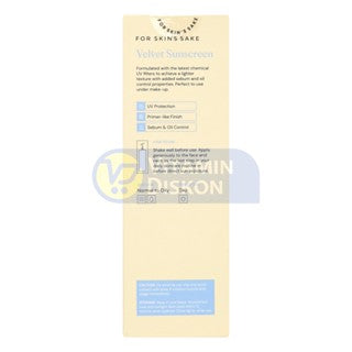 FOR SKIN'S SAKE FSS VELVET SUNSCREEN SPF 50 PA++++ 50ML
