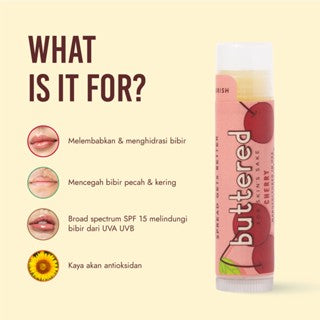 BUTTERED PREMIUM UNSCENTED LIP BALM SPF 15