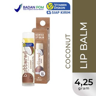 BUTTERED PREMIUM COCONUT LIP BALM SPF 15